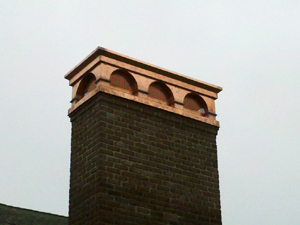 Large Torino Install custom chimney shroud