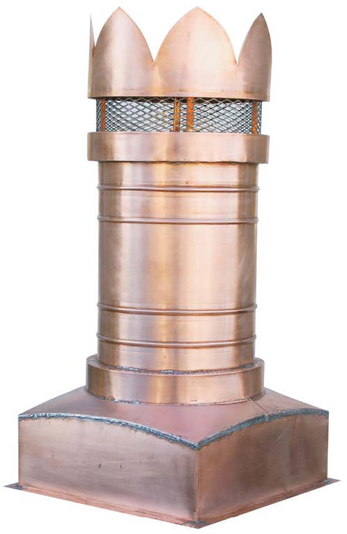 Edinburgh Copper chimney Pot
