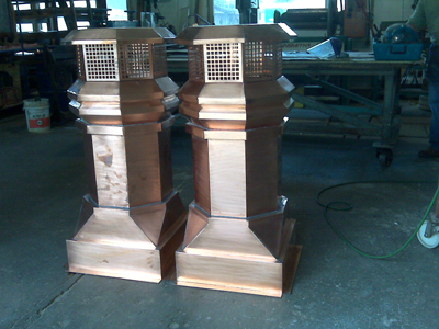 tudor copper chimney pots, chimney pot for fireplace