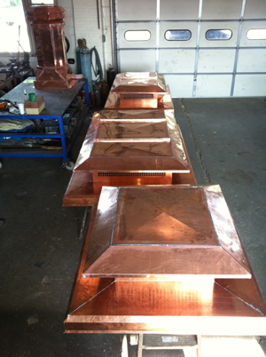 custom copper chimney caps