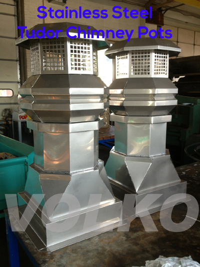 stainless steel chimney pots