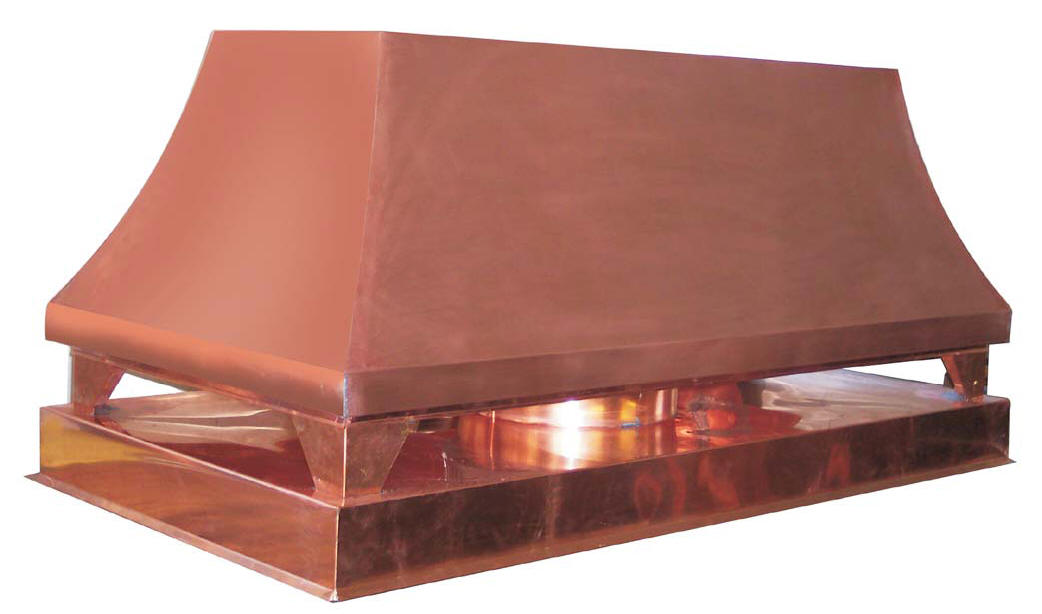 Copper Sweep Chimney Shroud